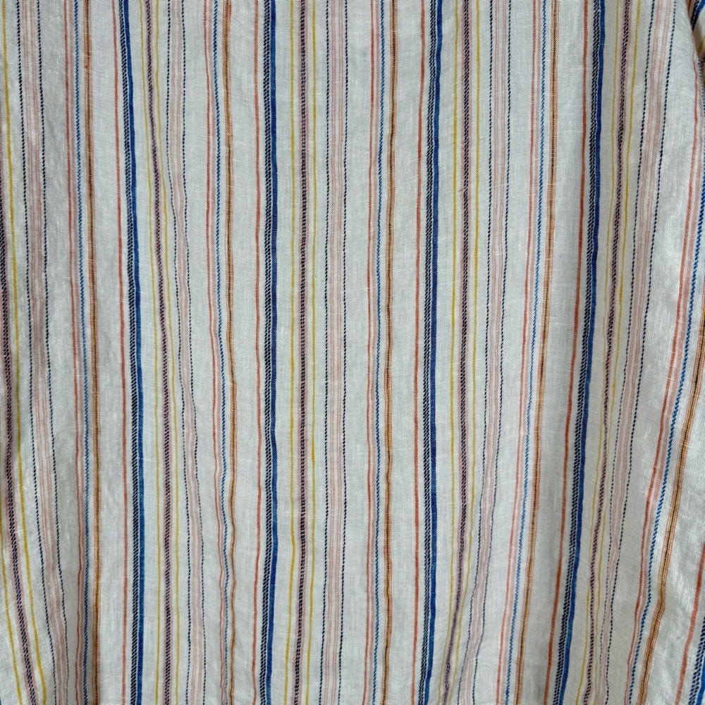 Trovata Birds of Paradis Cali Striped Blouse size Small - Picture 4 of 5